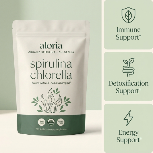 Aloria® Spirulina & Chlorella Tablets
